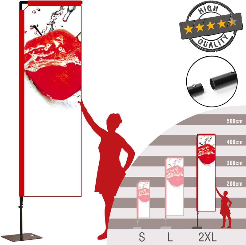 Beachflag Expert Square Größe 2XL